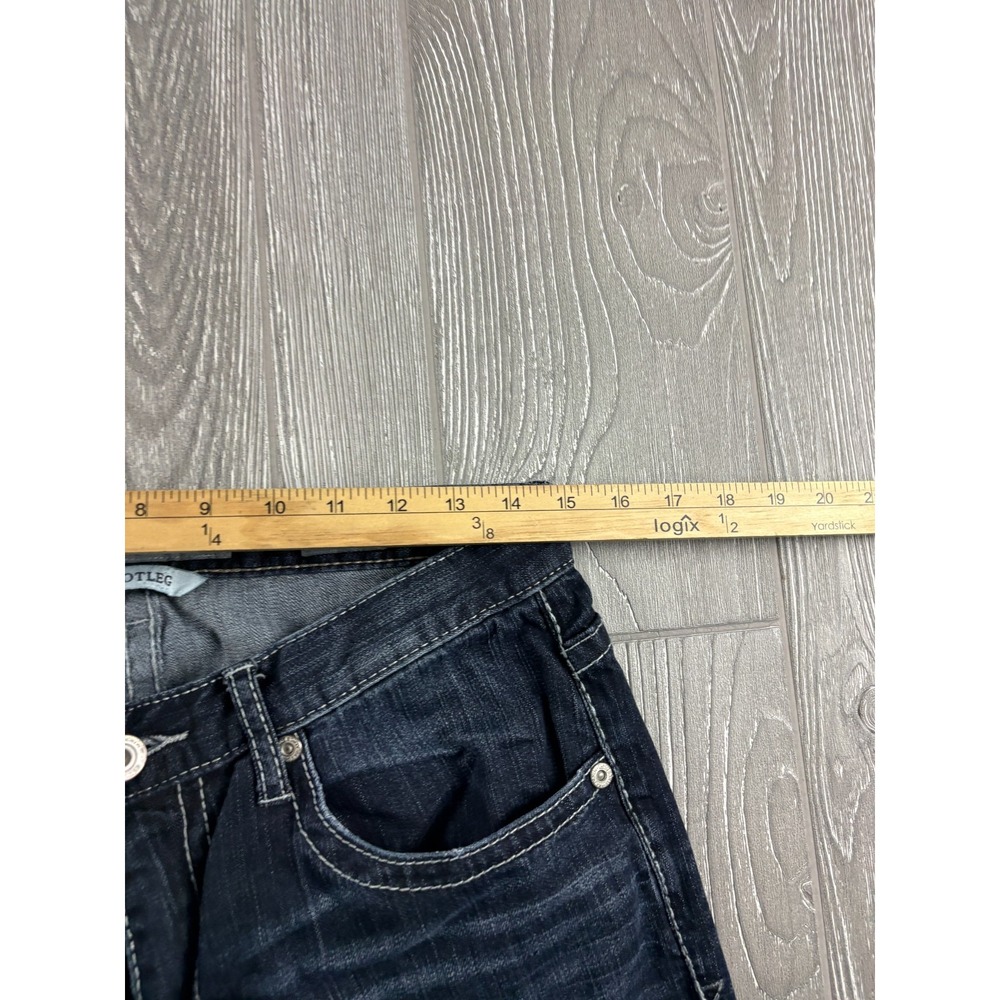 BKE Derek Jeans Mens 31R Straight Leg Dark Wash Denim Blue 31x32 - Picture 7 of 11